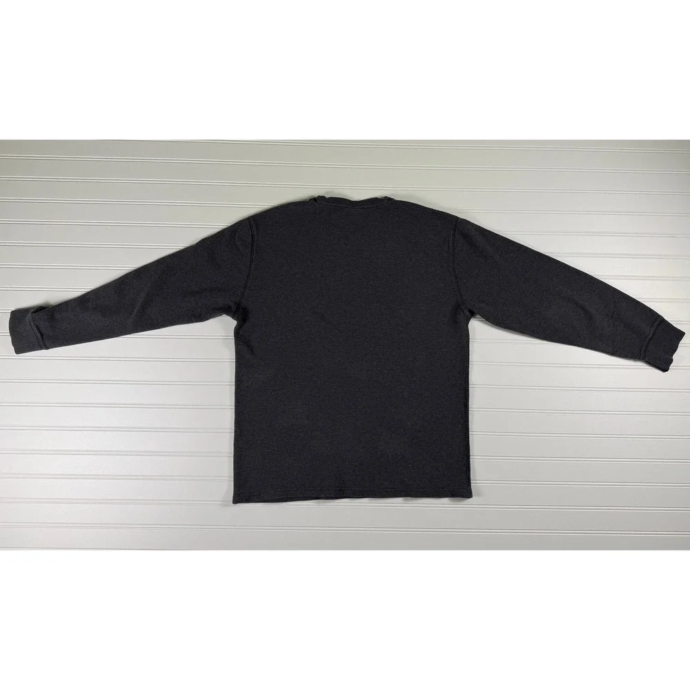 Polo Ralph Lauren Men's Gray‎ Waffle Knit Long Sleeve Sleep Shirt Top XL